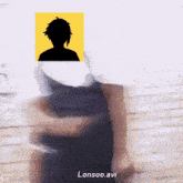 a silhouette of a person with lonsoo.avi written in the corner