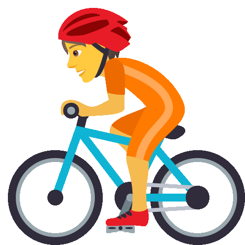 Biking Activity Sticker - Biking Activity Joypixels Stickers