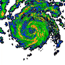 hurricane doppler radar sticker spinning