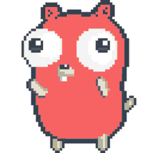 party gopher golang dance cute