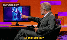 Is That Metal?.Gif GIF - Is That Metal? Monitor Display GIFs