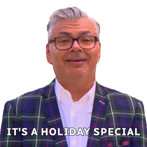 It'S A Holiday Special Bruno Feldeisen Sticker - It'S A Holiday Special Bruno Feldeisen The Great Canadian Baking Show Stickers