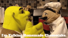 Sml Shrek GIF - Sml Shrek Im Talking Homemade Cheesecake GIFs
