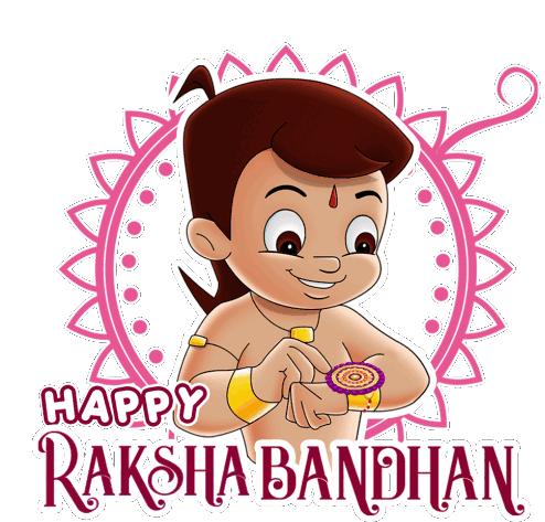 Happy Raksha Bandhan Chhota Bheem Sticker - Happy Raksha Bandhan Chhota Bheem हैपीरक्षाबंधन Stickers