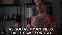 community tony hale as god as my witness i will come for you