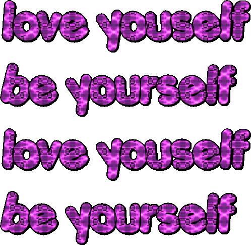 Love You Lots Be Yourself Sticker - Love You Lots Be Yourself Love Yourself Stickers