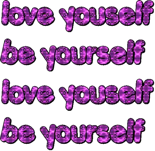 Love You Lots Be Yourself Sticker - Love You Lots Be Yourself Love Yourself Stickers
