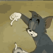 Cant Sleep Wide Awake GIF - Cant Sleep Wide Awake Tom And Jerry GIFs
