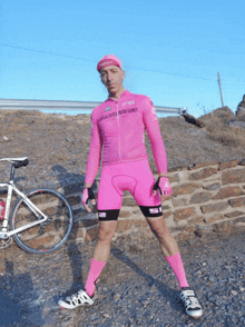 Cyclist Lycra GIF - Cyclist Lycra Pink GIFs