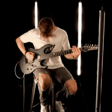 Playing Guitar Cole Rolland GIF - Playing Guitar Cole Rolland Jamming Out GIFs