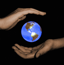 Hands Earth GIF - Hands Earth Protective GIFs