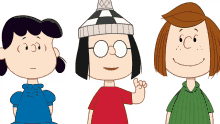 actually marcie peppermint patty lucy van pelt snoopy