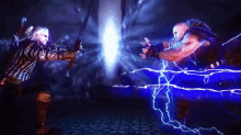 Power Struggle Geralt Of Rivia GIF - Power Struggle Geralt Of Rivia Letho GIFs