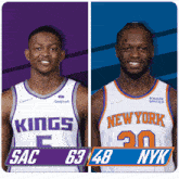 Sacramento Kings (63) Vs. New York Knicks (48) Half-time Break GIF - Nba Basketball Nba 2021 GIFs