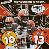 Cleveland Browns (13) Vs. Pittsburgh Steelers (10) Post Game GIF - Nfl National Football League Football League GIFs