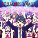Anime Thank You GIF - Anime Thank You Crowd GIFs