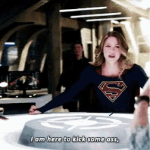 Supergirl Melissa Benoist GIF - Supergirl Melissa Benoist Im Here To Kick Some Ass GIFs