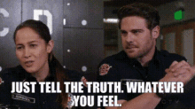 Station19 Andy Herrera GIF - Station19 Andy Herrera Just Tell The Truth GIFs