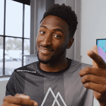 Pointing At You Marques Brownlee GIF - Pointing At You Marques Brownlee Its You GIFs