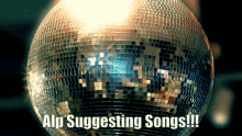 Alp Suggesing Songs Disco Ball GIF - Alp Suggesing Songs Disco Ball Shine GIFs