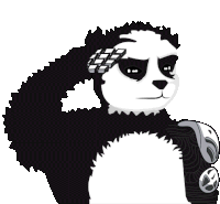 Regenesispanda Salute Sticker - Regenesispanda Salute Panda Stickers