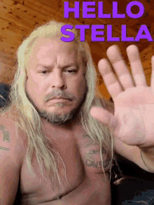 Hello Stella Waving GIF - Hello Stella Waving Man GIFs