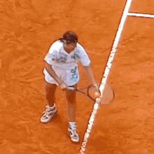 Conchita Martinez Serve GIF - Conchita Martinez Serve Tennis GIFs