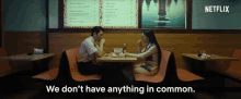 We Dont Have Anything In Common Eating GIF - We Dont Have Anything In Common Eating Breakfast GIFs