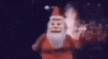 Santa Running Into Earth Earth Exploding GIF