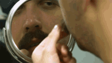 Grooming Mustache GIF - Grooming Mustache Brendan Dunne GIFs