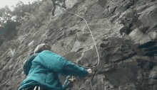 top rope climb climbing rock climbing sport