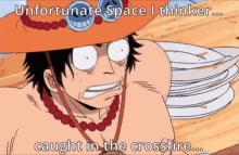space i think smoker ace luffy one piece