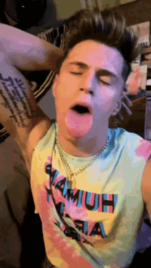 Troy Accola Tongue Out GIF - Troy Accola Tongue Out Selfie GIFs