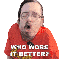 Who Wore It Better Ricky Berwick Sticker - Who Wore It Better Ricky Berwick Who Pulled It Off Better Stickers