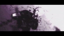 a purple and white background with a shadow of a car on it