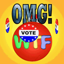 Vote Omg Wtf Vote GIF - Vote Omg Wtf Vote 3dgifs Artist GIFs