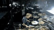 On The Drums Drum Set GIF
