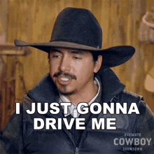 I Just Gonna Drive Me To Be Even Better Stephen Yellowtail GIF - I Just Gonna Drive Me To Be Even Better Stephen Yellowtail Ultimate Cowboy Showdown GIFs