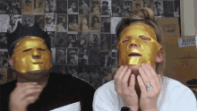 Face Mask Gold GIF