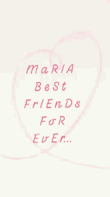 Bff Maria GIF - Bff Maria Friends Forever GIFs