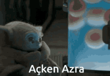 Azra Ve Yoda Baby Yoda Ve Azra GIF - Azra Ve Yoda Baby Yoda Ve Azra Açken Azra GIFs