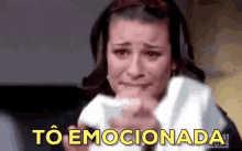 Lea Michele / Glee / Emocionada / Me Emocionei / GIF
