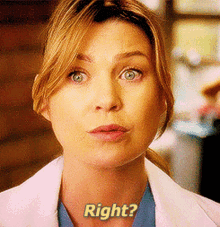 Greys Anatomy Meredith Grey GIF - Greys Anatomy Meredith Grey Right GIFs