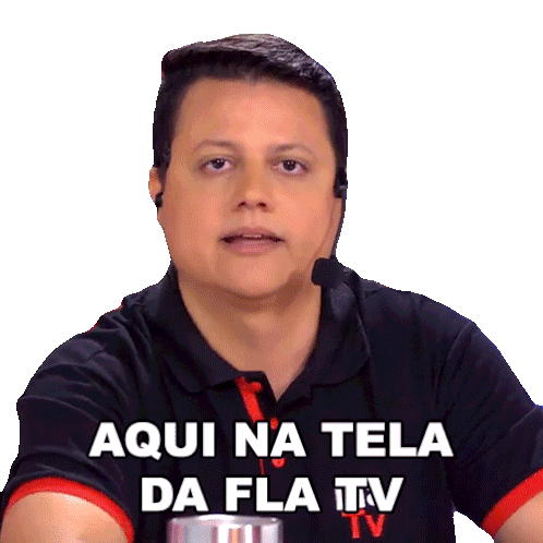 Aqui Na Tela Da Fla Tv Maringá X Flamengo Sticker - Aqui Na Tela Da Fla Tv Maringá X Flamengo Copa Do Brasil Stickers