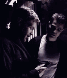 Klaus And Stefan Talking GIF - Klaus And Stefan Talking Serious GIFs