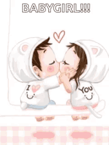 Cartoon Love Kiss GIFs | Tenor
