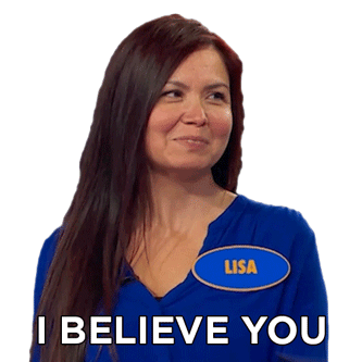 I Believe You Lisa Sticker - I Believe You Lisa Family Feud Canada Stickers