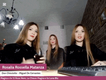 rosalia rossella matanza is the name of the singer
