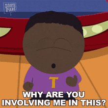 Why Are You Involving Me In This Tolkien Black GIF - Why Are You Involving Me In This Tolkien Black South Park GIFs
