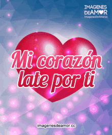Heart Love GIF - Heart Love Mi Corazon Late Por Ti GIFs